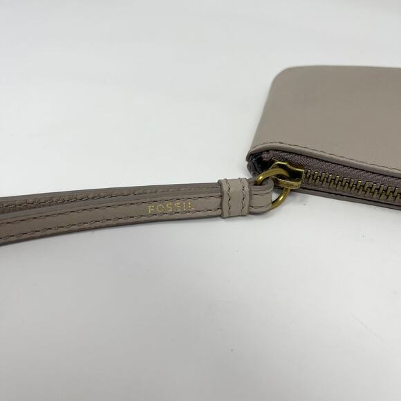 Fossil Sofia Small Wristlet Wallet Graystone Leather SWL2814788 - Picture 5 of 10